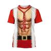 Men Printed Alternative Funny Funny Christmas Holiday Party T-Shirt Fashion Street Casual Plus Size Round Neck Short Sleeve