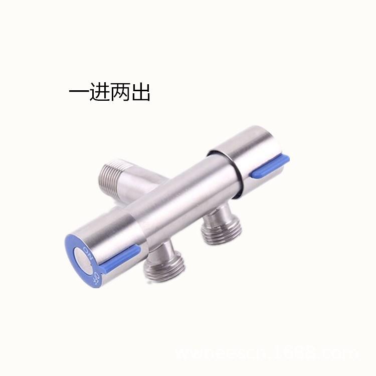 Stainless Steel Valve, Explosion-proof Bathroom Red and Blue Wheel Angle Valve, High Flow Rate Cold and Hot Water Inlet Shut-off