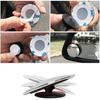2pcs Car 360° Rearview Glass Frameless Wide Angle Round Convex Blind Spot Mirror
