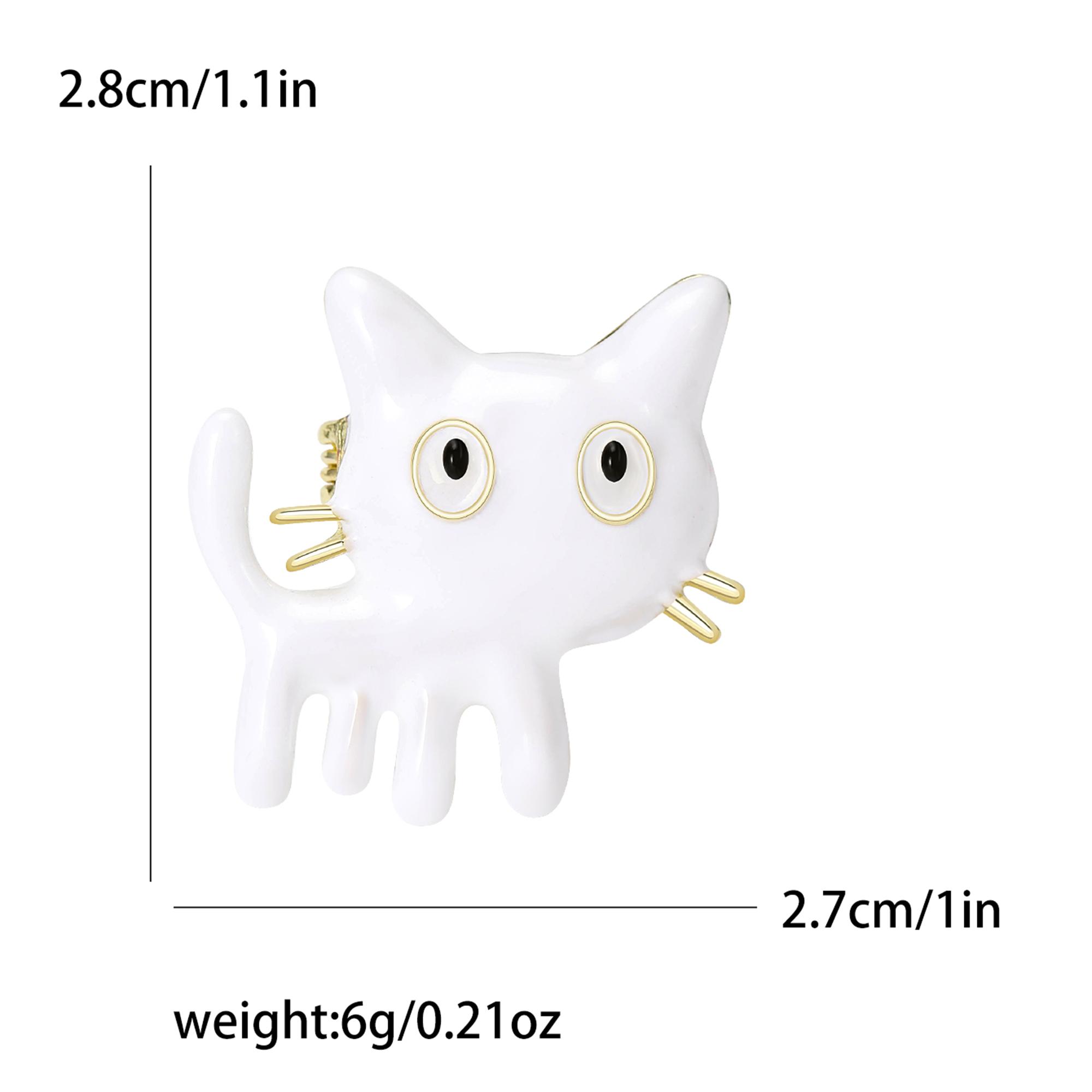 

Эмалевые броши в виде кошки для женщин, унисекс, стразы, животные, булавки, банкет, вечеринка, рюкзак, подарки, ювелирные изделия, аксессуары