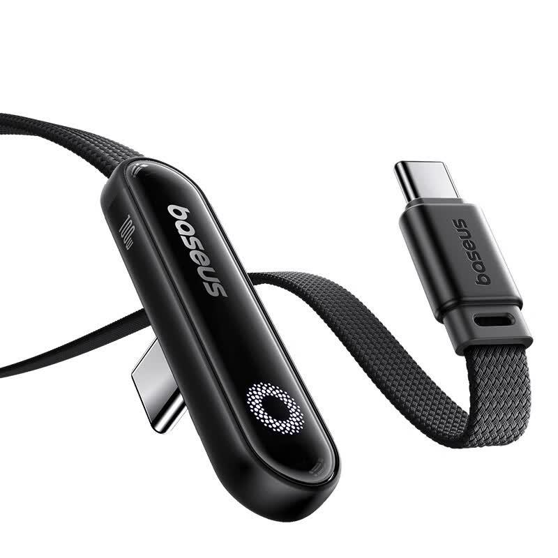 Baseus Type-C zu Type-C PD100W Schnelllade-Gaming-Winkelkabel