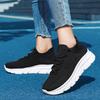 Summer large size 48 men's walking shoes men's flying woven mesh lightweight breathable fashion casual couple socks shoes