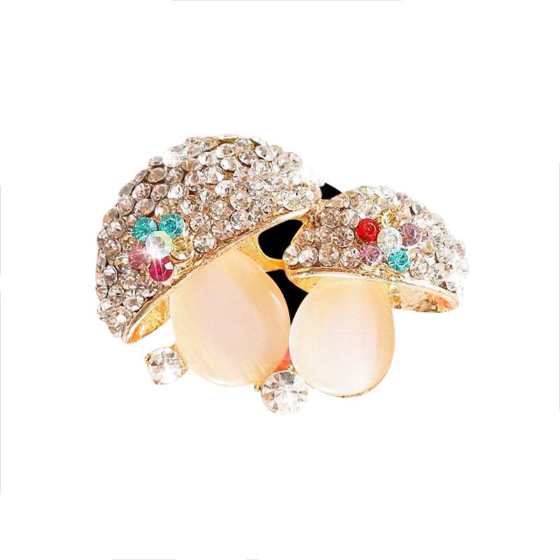 Color drill Mushroom Style car air freshener perfume bottle diffuser in the auto Air conditioner outlet vent air Perfume clip
