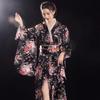 2025 Seiden Plus Size Japanischer Kimono Pyjama - Damen Trendiges Douyin-Inspiriertes Gewand Bademantel Hauskleidung