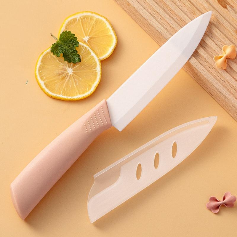 Ceramic Knife Household Fruit Knife Sharp Kitchen Cutting Knife Anti Slip Knife Set Baby Food Peeler Tool