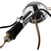 Road Passion 2 pcs Universal Motorcycle Rear Turn Signal Indicator Light Replacement for Yamaha Road Star 1999-2003/ Royal Star 1996-2004/ XV1100 V