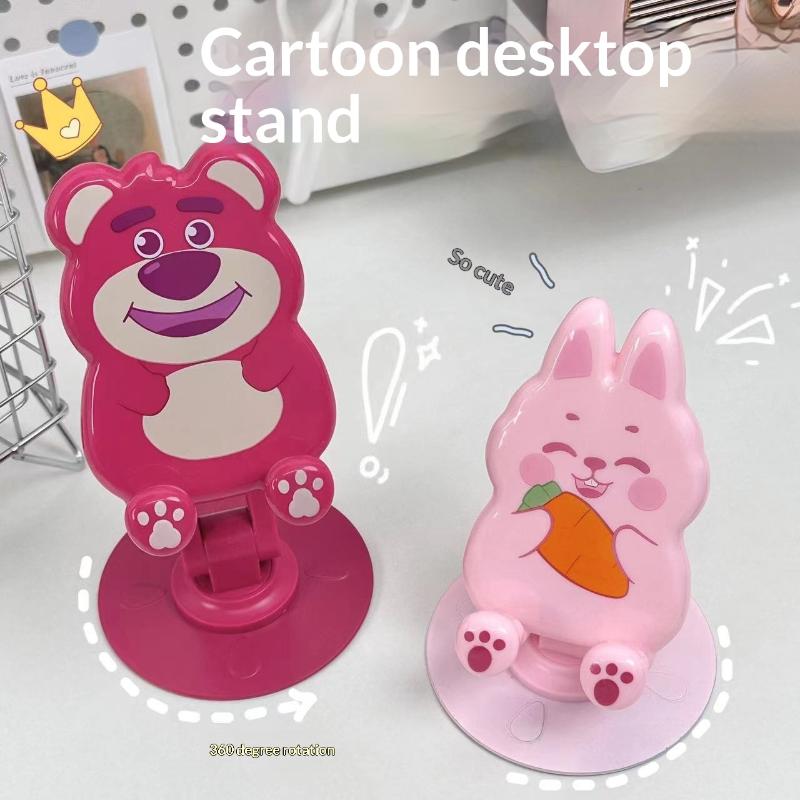 Adjustable Phone Holder Kawaii Desktop Cell Phone Stand Foldable Tablet Holder Korean Stationery Desk Organizer Office Supplies