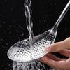 Stainless Steel Colanders Spoon Long Handle Food Strainers Spoons Frying Skimmer Spoons Cooking Tools Kitchen Dining Utensils