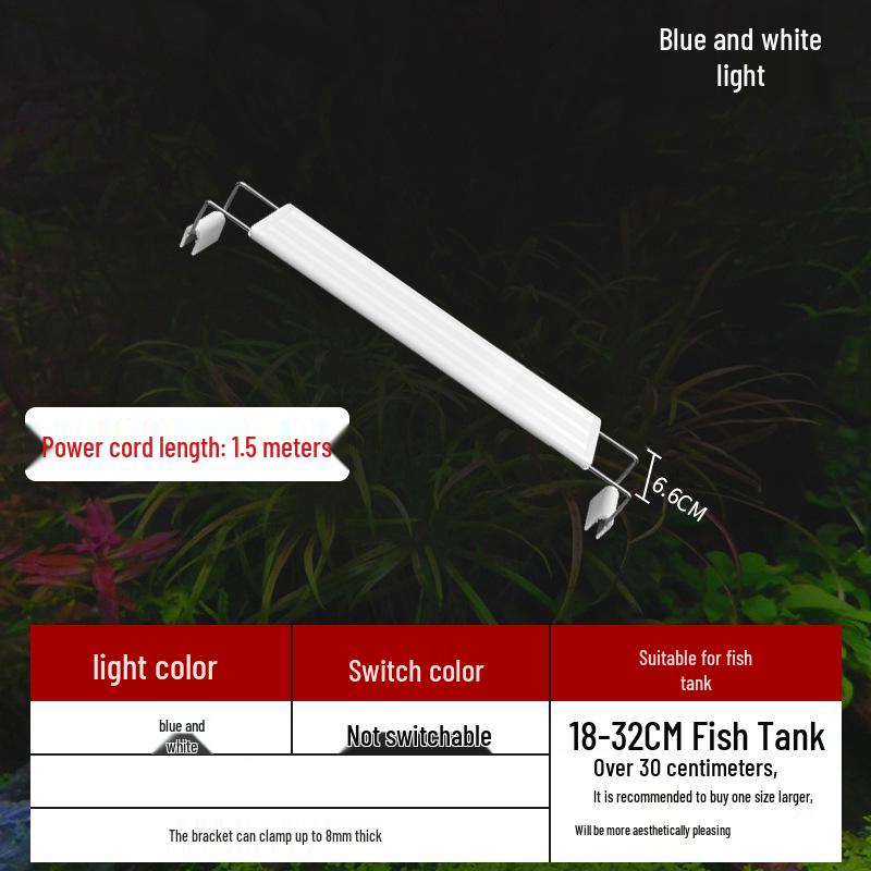Dimmable USB LED Fish Tank Lamp with Full Spectrum & Color Changing Light Over 100 sets