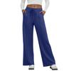 Women's Fashion Loose-Fit Solid Color Pocketed Elastic Waist Drawstring Sweatpants