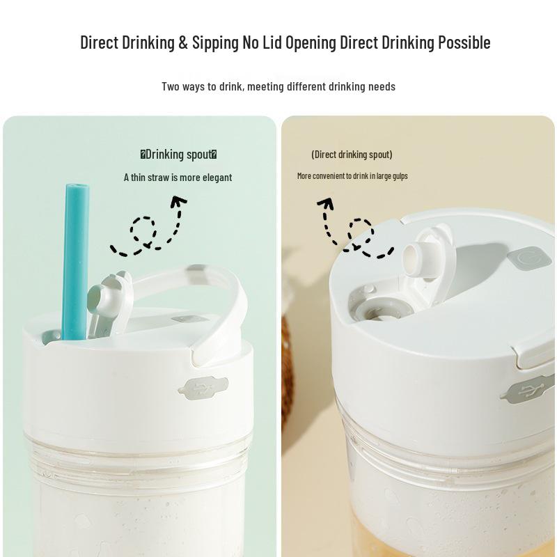 Portable Rechargeable Electric Juicer & Ice Crusher Cup
