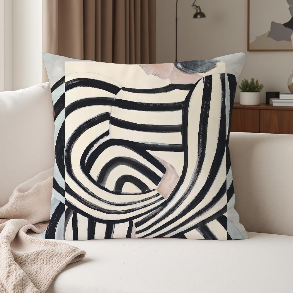 Line Art Ssofia Lind Pillow Case Suitable For Bedrooms Living Rooms Cars Home Decoration