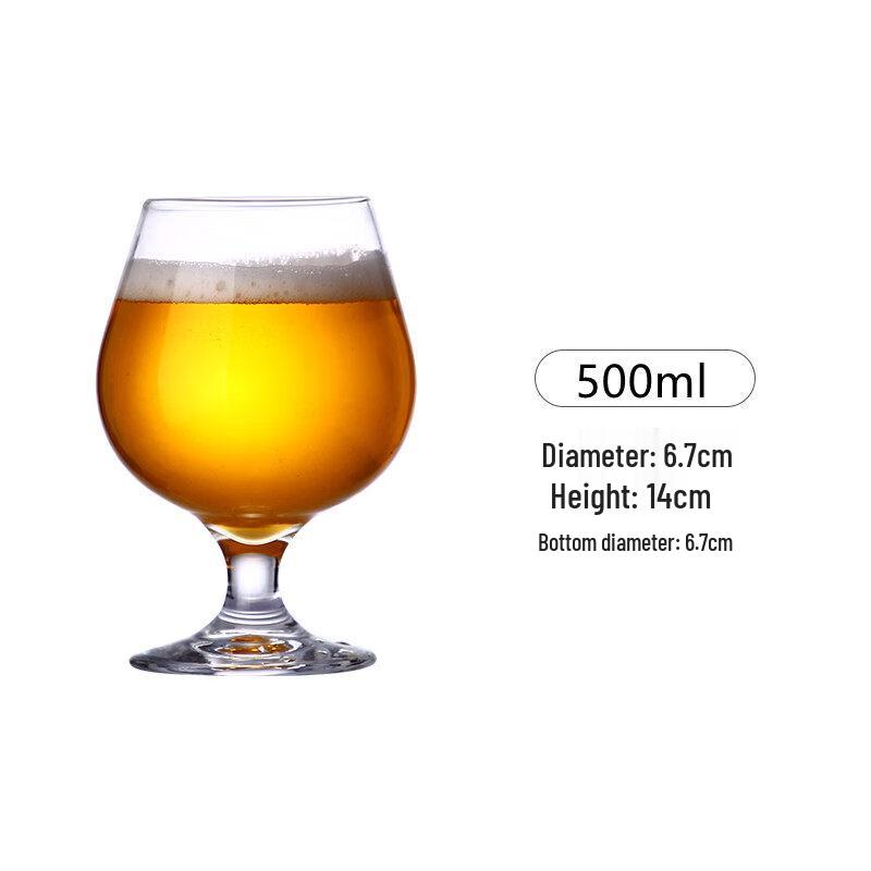 ZISIZ 2025 Handmade Glass Beer Mug