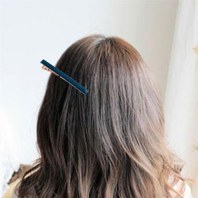 Women Colorful Solid Metal 6 Cm Thick Barrettes Female Elegant