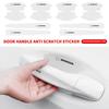 8Pcs Transparent Car Door Handle Bowl Decoration Badge Sticker For Civic Fit Jazz Accord Pilot CRV Odyssey Passport City