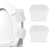 Toilet Seat Lifter,2 Pack Self Adhesive Toilet Cover Lifter Sticky Toilet Lid Raise Lifter Handle Avoid Touching Toilet Lid Handle Toilet Lift Tools