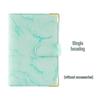Marble Pattern A6 PU Leather Cash Budget Binder & Savings Notebook