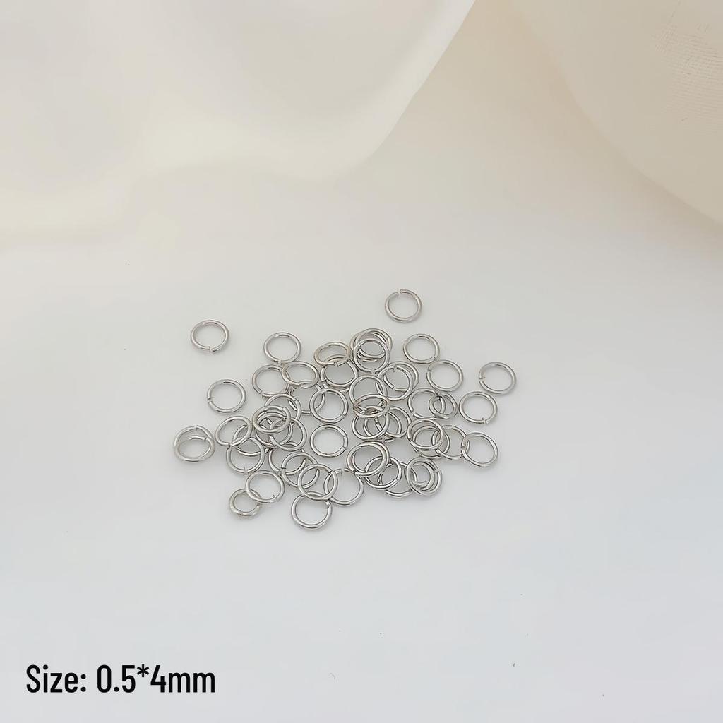 18K Gold Plated Copper Jump Ring - Color Retention, Welded, Closed, Single Loop for DIY Jewelry Accessories