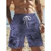 Pantaloncini da Spiaggia Estivi da Uomo Stampati in 3D Moda Versatili Tendenza Traspiranti Casual Stile Vacanza