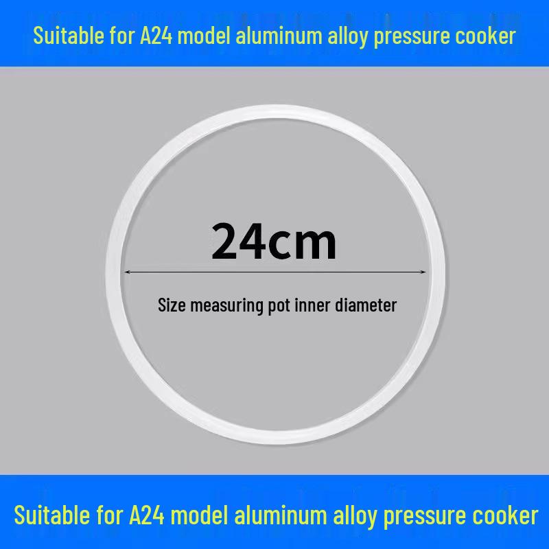 Universal Silicone Pressure Cooker Gasket, Old-fashioned Seal, 20/22/24/26cm Sizes.
