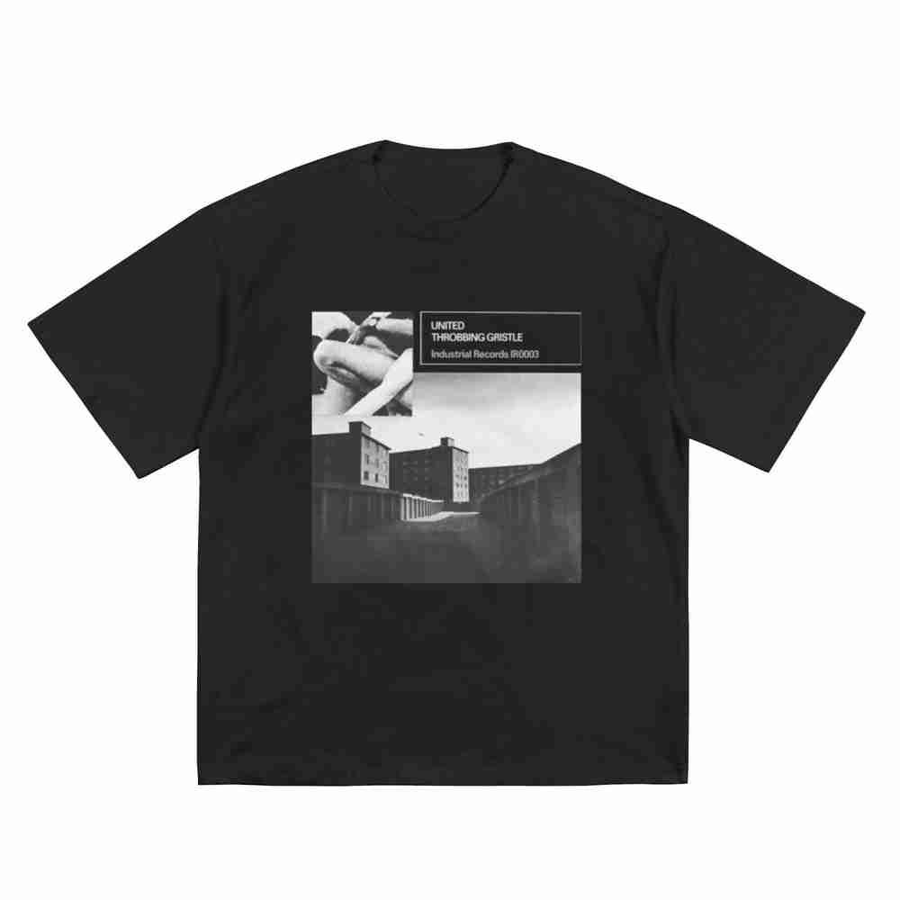 T-shirt a maniche corte Avant Garde Industrial Throbbing Gristle 100% Cotone