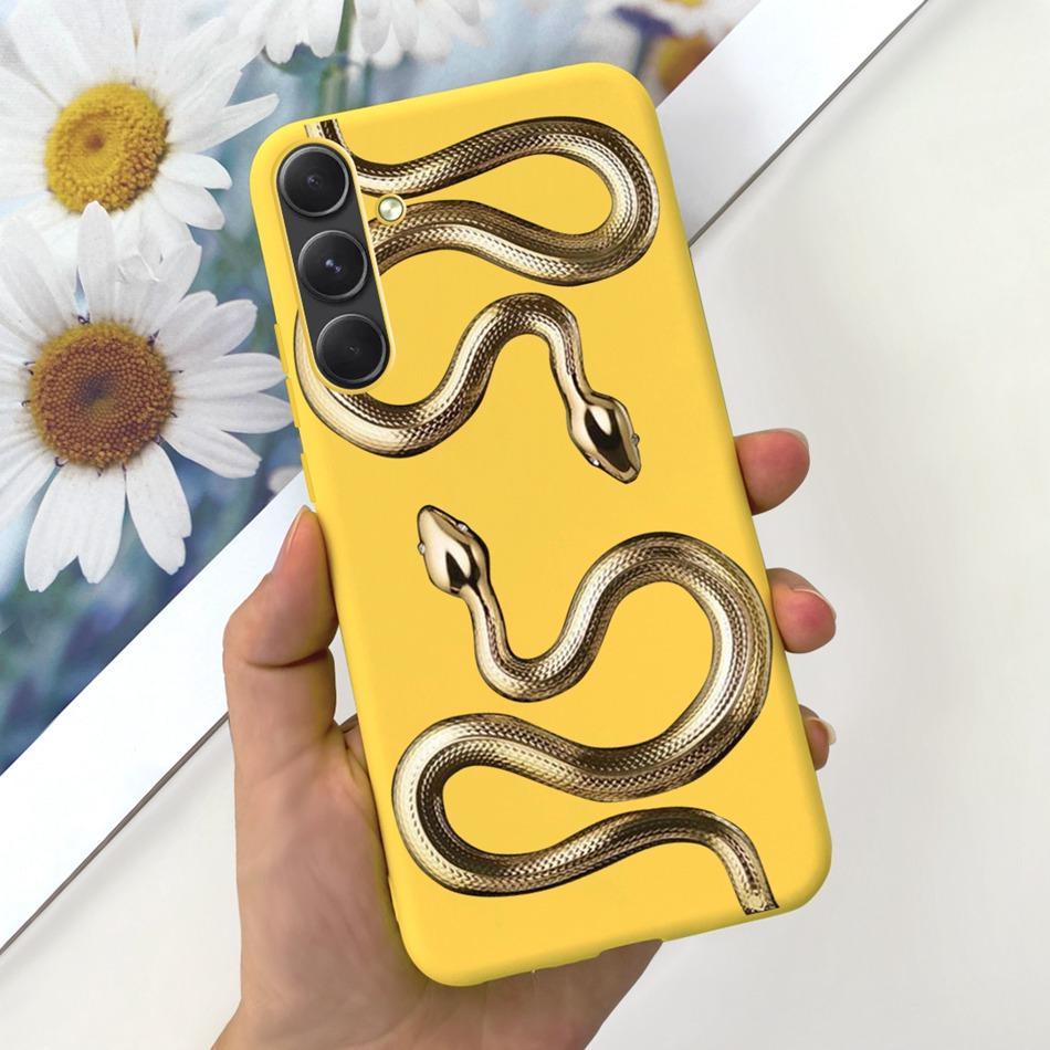 For Samsung Galaxy A55 Phone Case Samsung A55 5G SM-A556B Fashion Moon Pattern Soft Silicon Back Cover