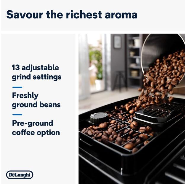 Кофемашина DeLonghi ECAM 220.60.B Magnifica Start