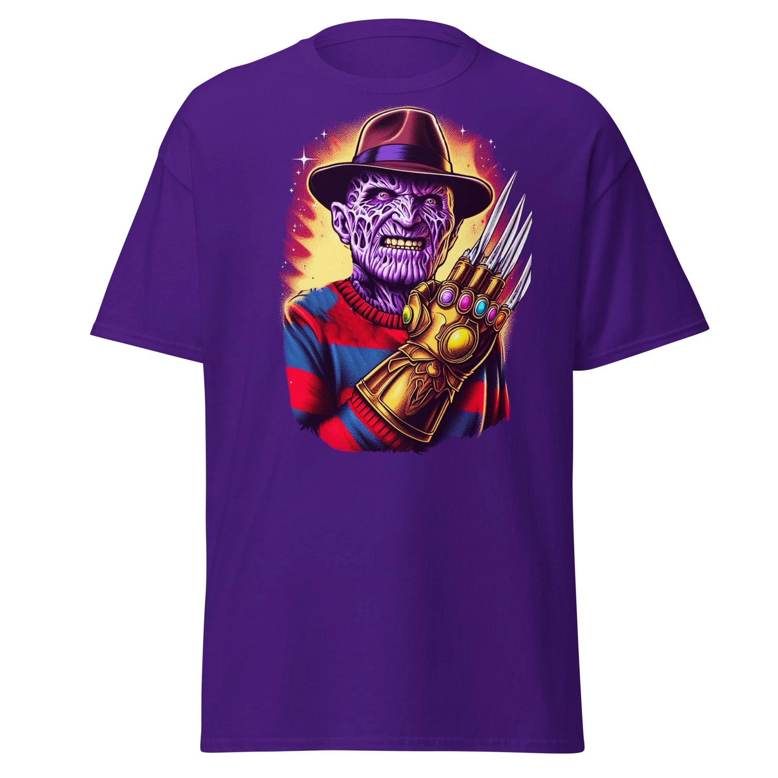 Men s and Women s T-shirts Thanos Freddy krueger mash up tshirt XS