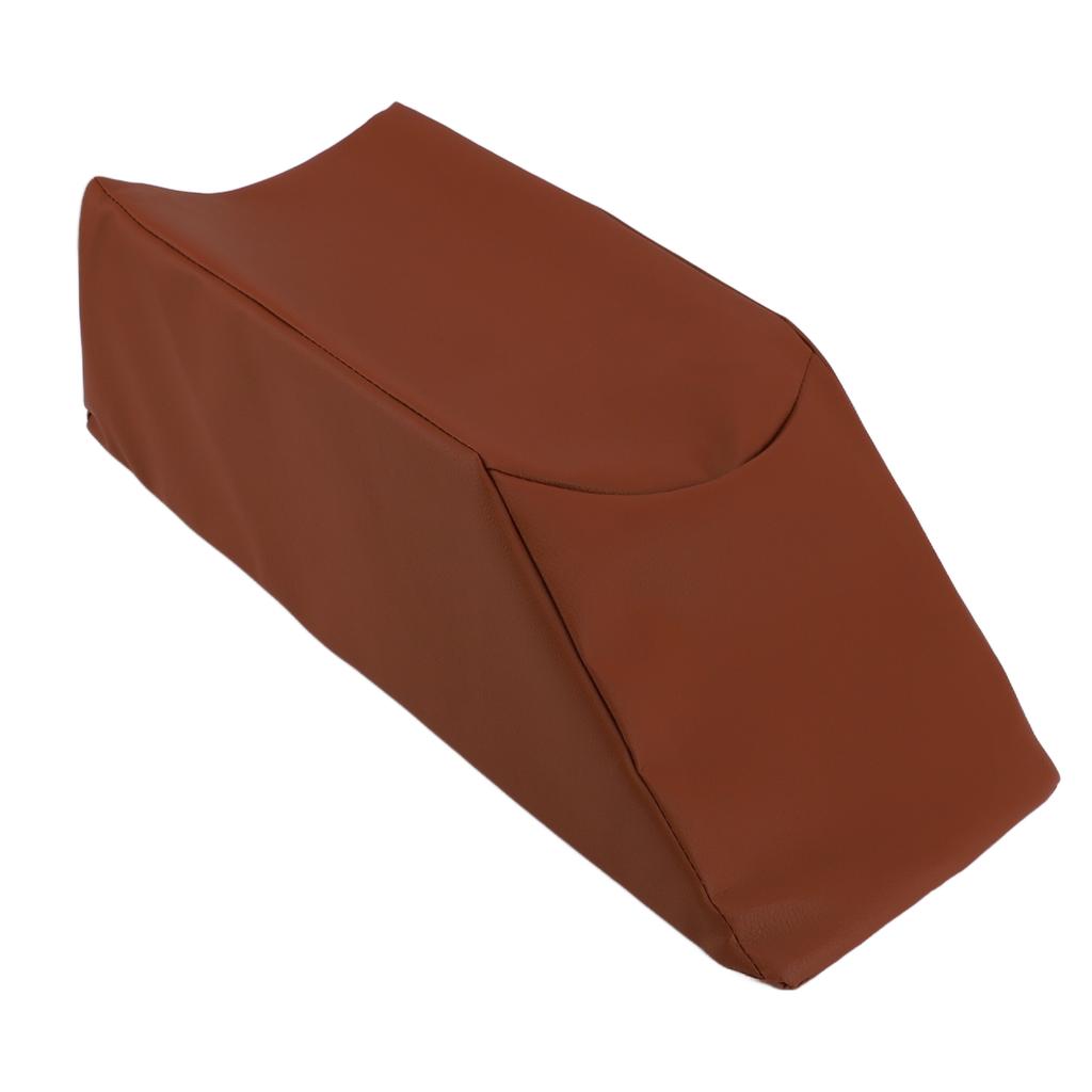 Leg Elevation Pillows Sponge Brown Leather Relieve Leg Fatigue Elevated Leg Rest Pillow for