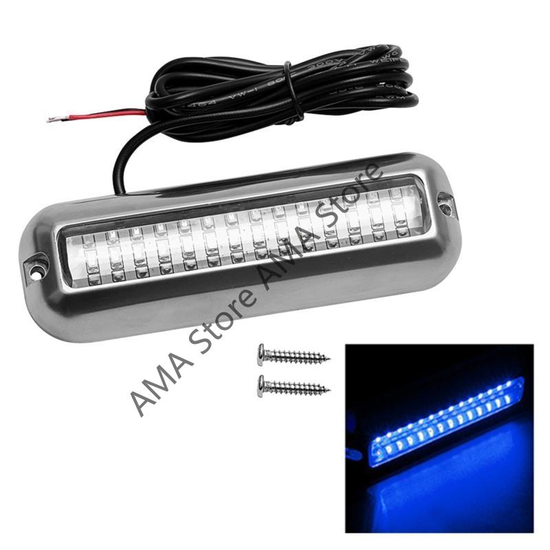 X7JF for DC 10-30V Marine Boat Transom LED Stern Light 42 LEDs Waterproof Marine Ligh
