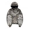 Unisex Oversized Hooded Sweatshirt With Graphic Print Streetwear Y2K Retro Loose Fit Long Sleeve Pullover Fall