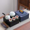 Chaxun Blue-White Porcelain Portable Tea Set
