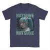 Fashion Anime Hatsunes Mikus Tshirts Men 100%Cotton Short Sleeve  Round Neck Summer Clothes