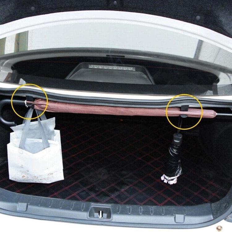 Factory Price 2pcs /Pack PP Car Trunk Umbrella Holder Multi-function Hook