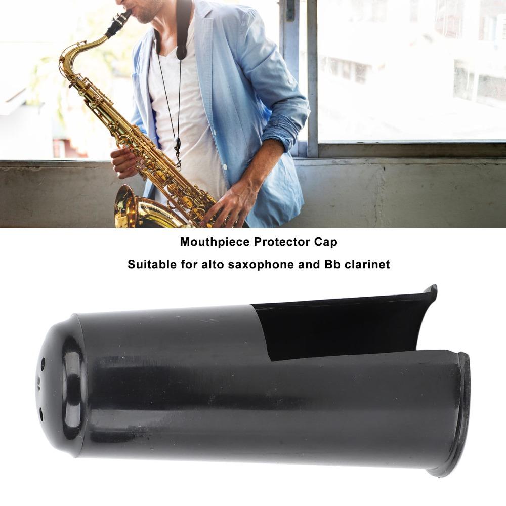 4PCS Plastic Material Mouthpiece Protector Cover Mouthpiece Protective Cap For Alto Saxophone