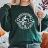 Witches Brew Coffee Co Sweatshirt Cute Halloween Shirt Womens Coffee Lover Sweatshirt Graphic Hoodies Halloween Witches Tops
