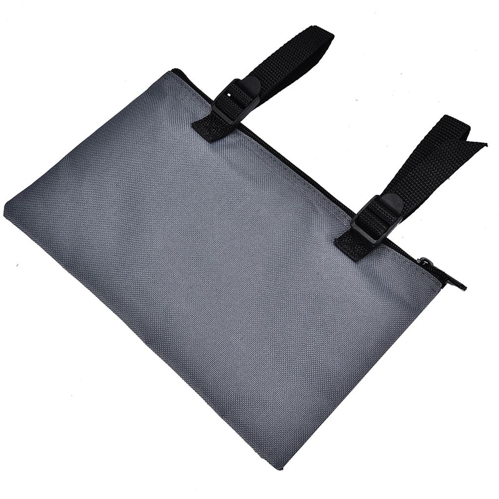 Waterproof Mobility Scooter Armrest Bag Wheelchair Shopping Travel Storage Bag Black