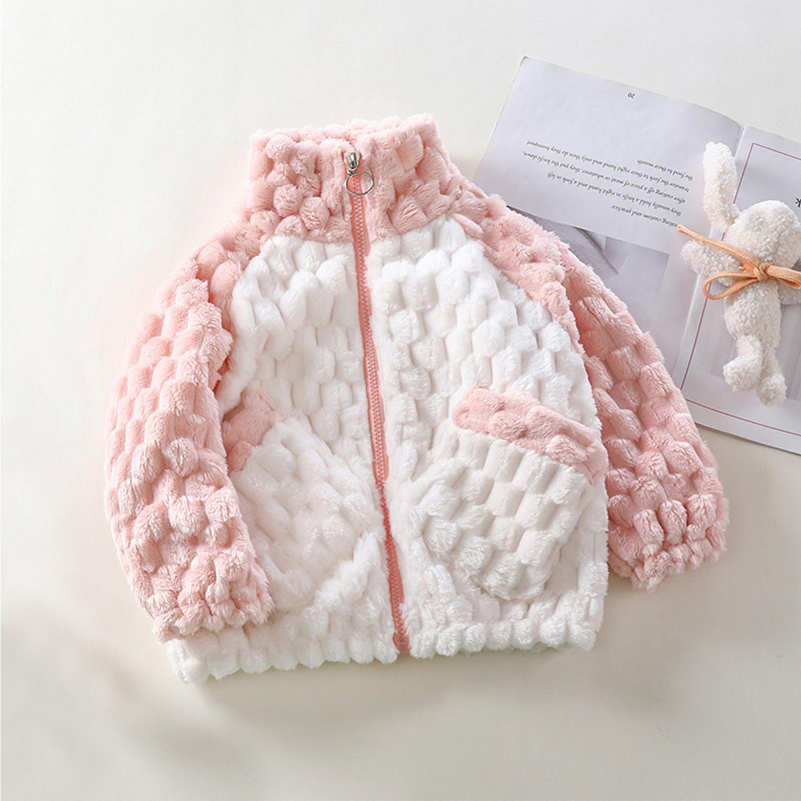 

Малыши Дети Девочки Мальчики Принт Мультфильм Свитер Вязаный Теплый Кардиган Куртка Топы 130 розовый