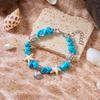 Bracciale Boemo con Perline Imitazione Conchiglia per Donna Stella Marina Tartaruga Bracciale in Corda Intrecciata Fatto a Mano Amicizia Spiaggia Vacanza Gioielli