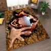 Halloween Horror Skeleton Clown Floor Mat Living Room Bedside Bedroom Decorative Carpet Home Decoration