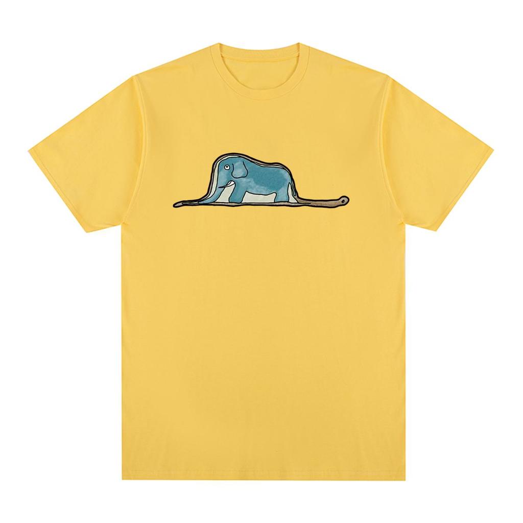 snake swallow elephant Le Petit Little Prince Vintage Tshirt Harajuku Ulzzang Cotton Unisex T shirt New Tee Tshirt Women s Tops