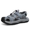Men's sandals 2025 new summer breathable high-end leather beach shoes wear soft-soled bag head non-slip casual shoes