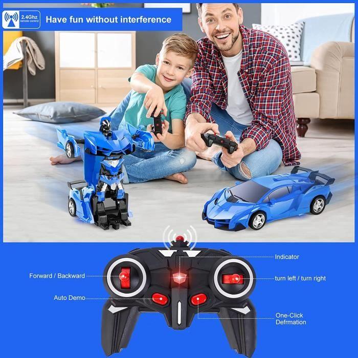 צעצוע בשלט רחוק - AJW - X-blast - מכונית 2 ב-1 - רובוט - 45 קמ"ש - טווח 100 מ'
