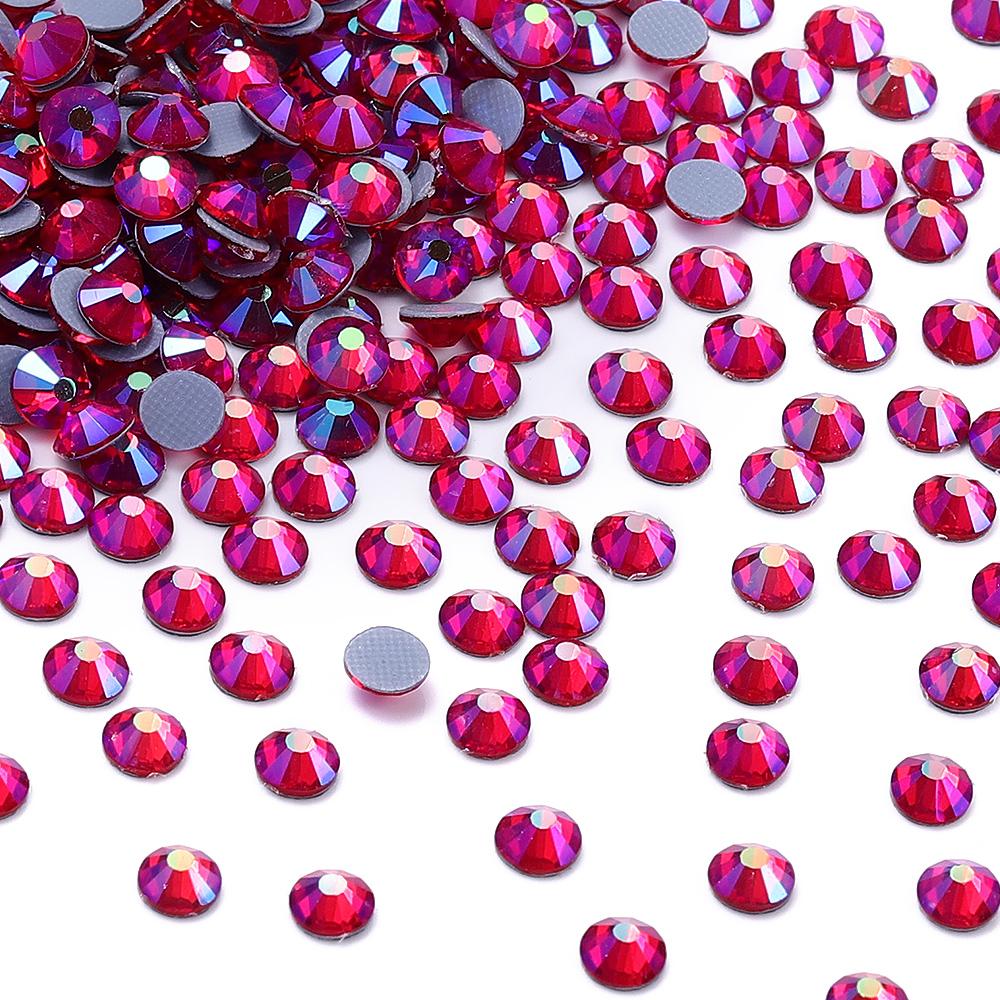 Hotfix Glass Rhinestone Crystal AB Effect High Quality Rhinestones Bulk Crystals Stones Garment Accessories for Clothing