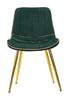 Chair Paris Green Gold Set 2 Pcs Cm 51X59X79