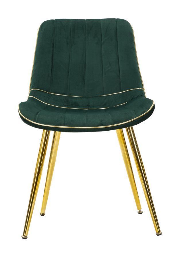 Chair Paris Green Gold Set 2 Pcs Cm 51X59X79
