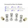 Car Steel M12x1.25 Wheel Lock Lug Nut +4 Pcs Anti Theft Locking Nut w/ 2 Key Set