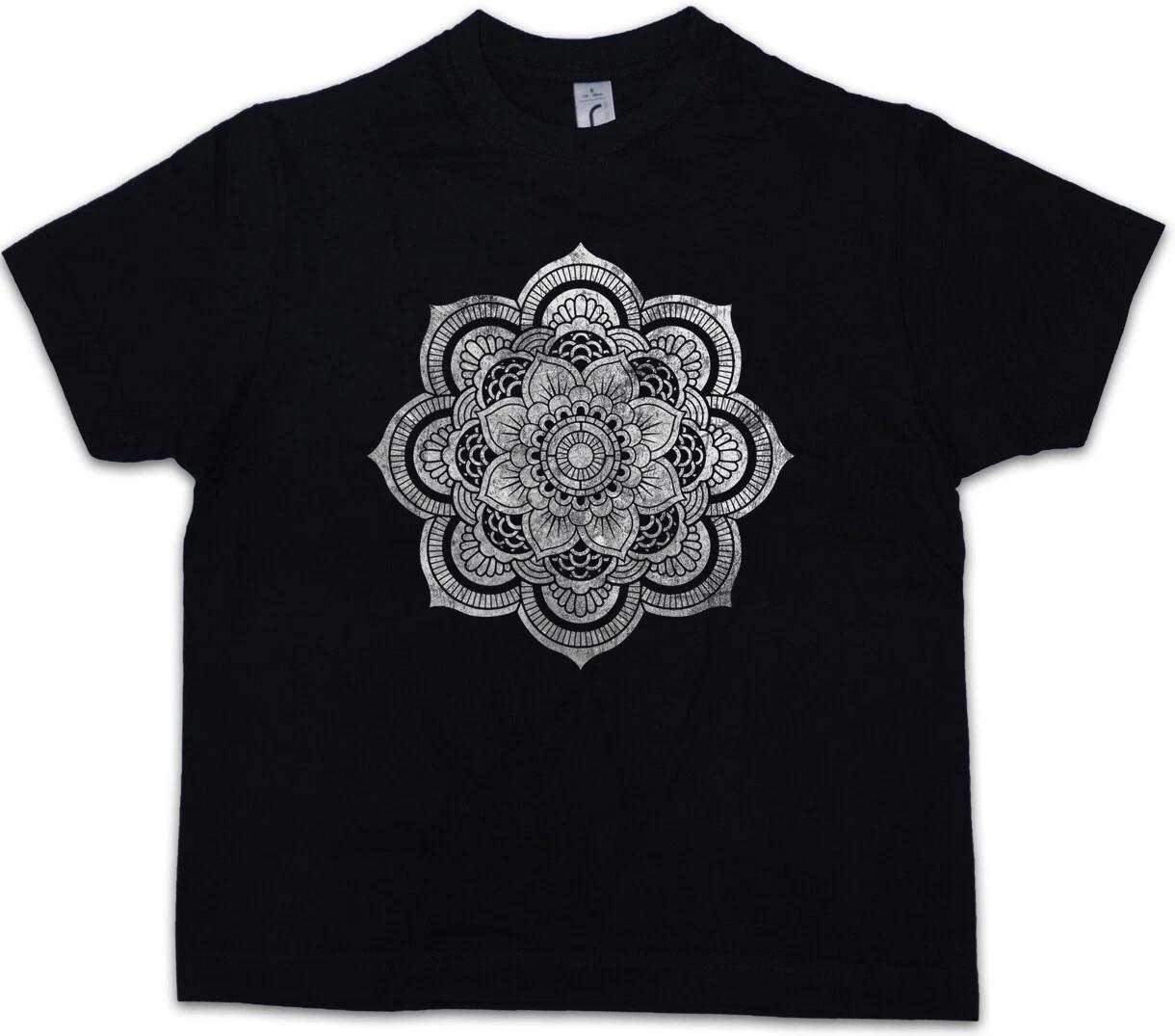 FLOWER MANDALA II Kids Boys kids boys T-Shirt Yantra Hinduism Buddhism Shiva Buddha 150