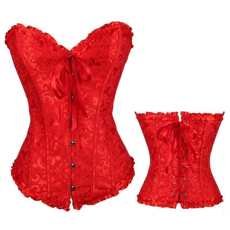 Ready Stock Body Shaping Clothing Manufacturer Corset Bridal Dress Sexy Corset Waist Vest Waist Seal European and American Palace Corset