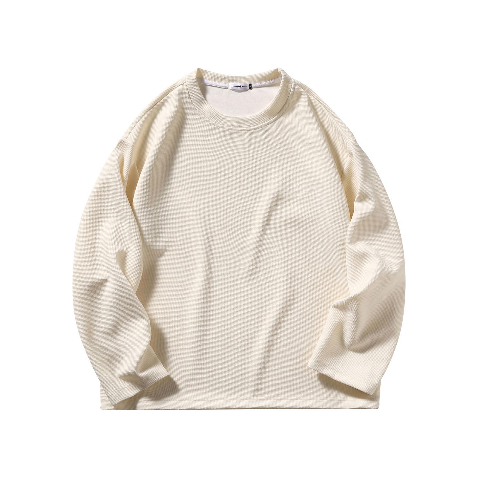 

Мужской флисовый круглый воротничок с флисовой толстовкой однотонного цвета и флисовой флисовой курткой XL бежевый